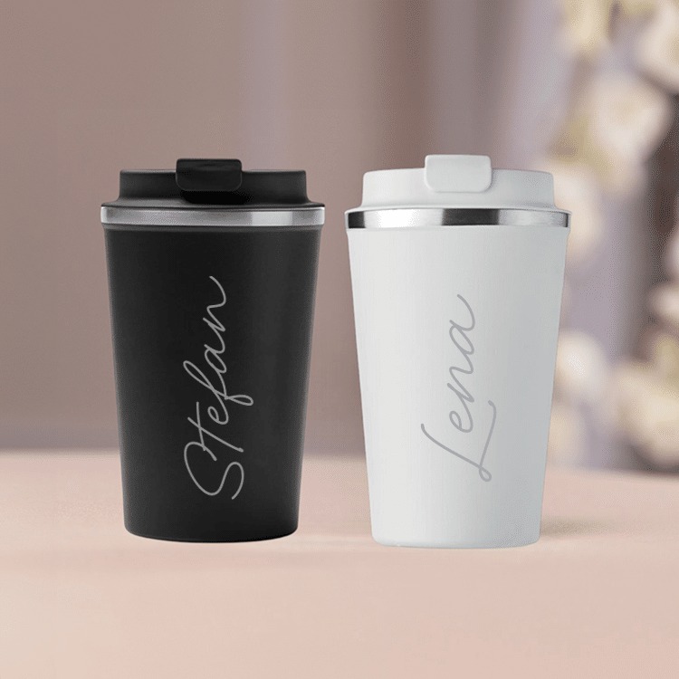 Thermobecher-Set mit Gravur