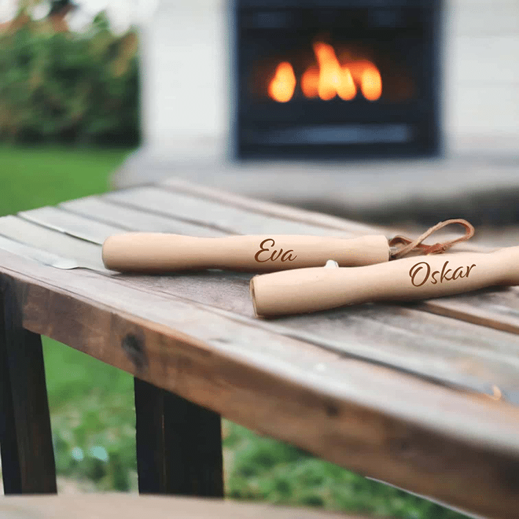 Geschenkset, Wurstspieße mit Namen