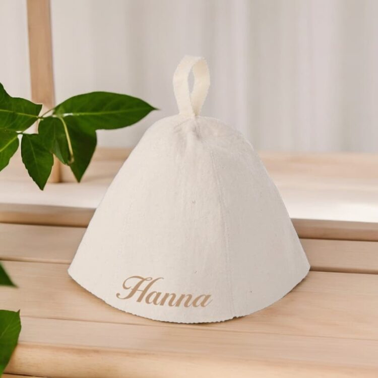 Personalisierter Sauna-Hut