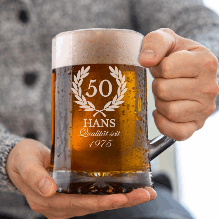 bierkrug mit gravur ist lustige geschenke