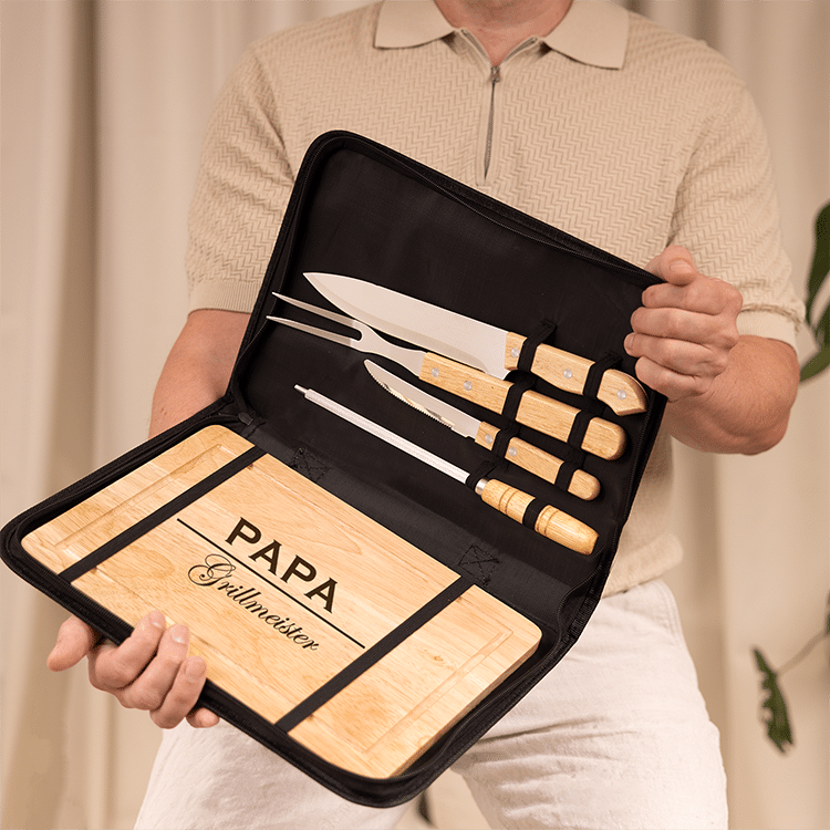 Braten- & Grill-Set mit Gravur