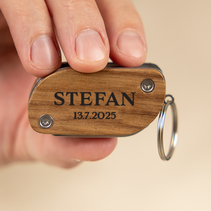 Multifunktionstool Taschenmesser mit Gravur – Bild 3