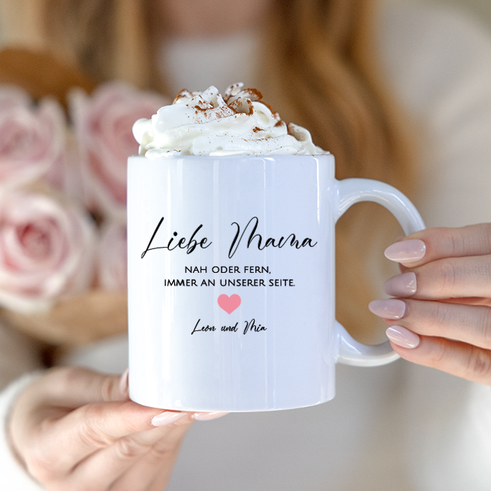 Tasse mit Aufdruck, Muttertagsgeschenk