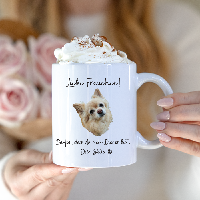 Tasse mit Aufdruck, für Hundemamas – Bild 2