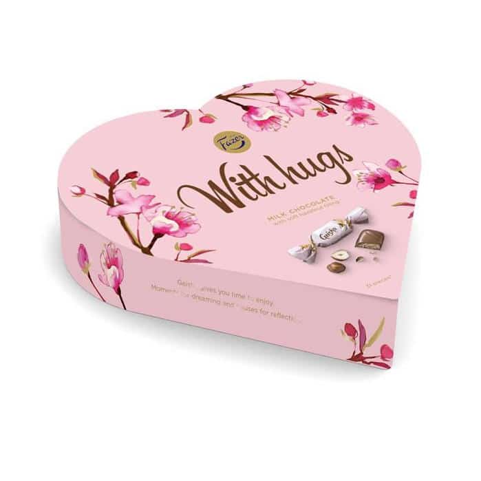 Geisha Herz-Pralinenschachtel, 225 g