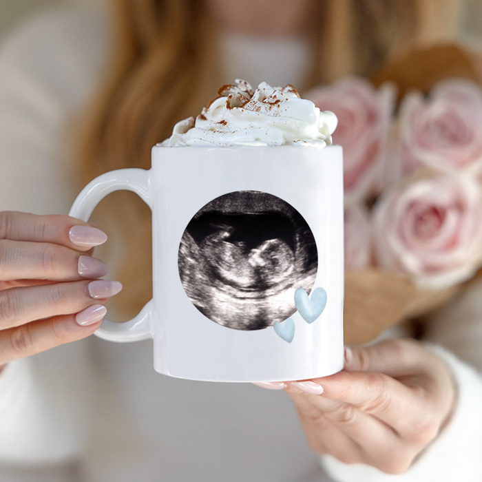 Tasse mit Text und Foto, Geschenk für werdende Großeltern – Bild 4