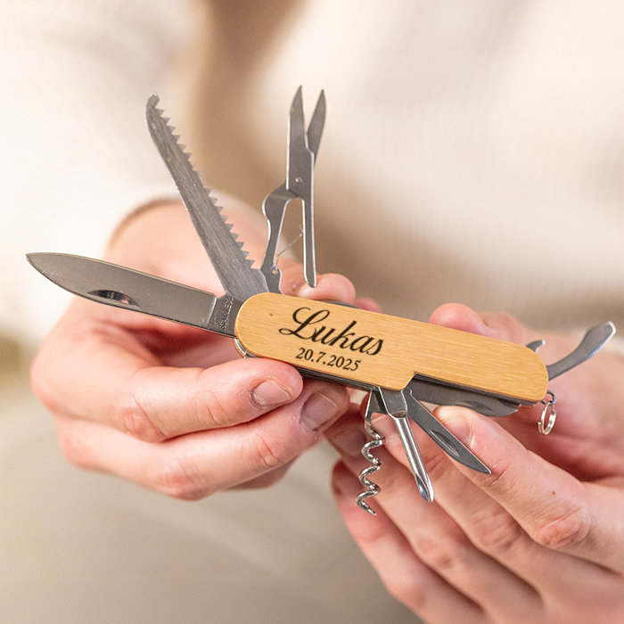 Taschenmesser & Multitool mit Gravur