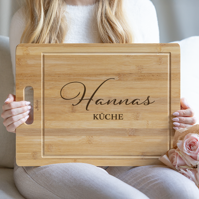 Schneidebrett mit Gravur
