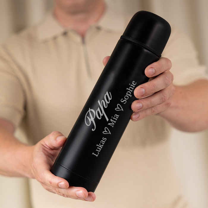 Thermosflasche mit Namen 0,5 l