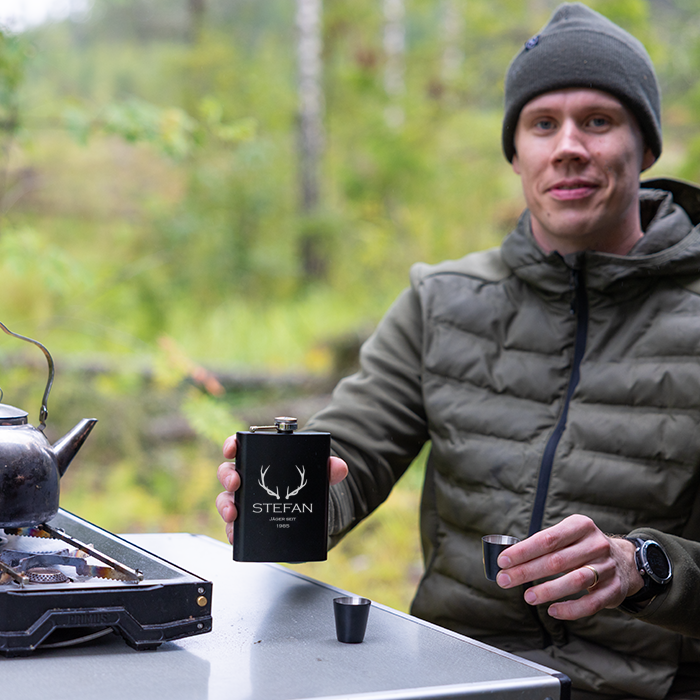 Flachmann-Set – Hörner – Bild 2