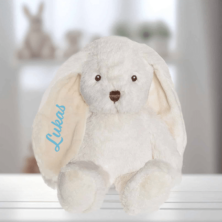 Plüschhase mit Namen, Geschenk für Kinder – Bild 6