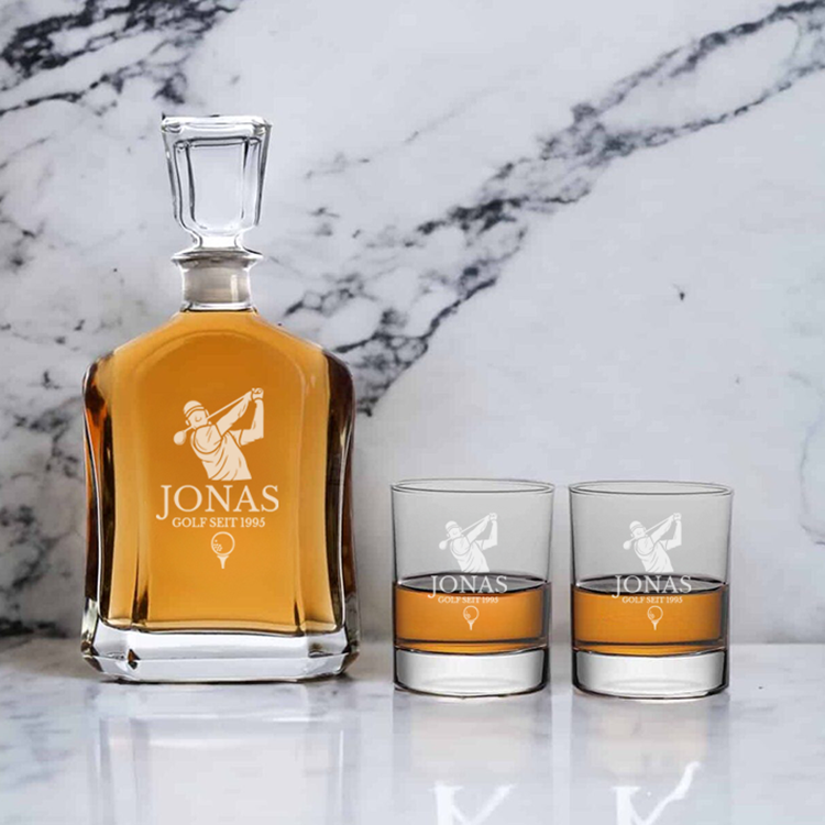 Whisky-Karaffenset, Golf