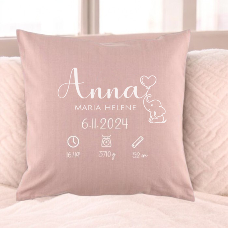 Kissenbezug mit Aufdruck