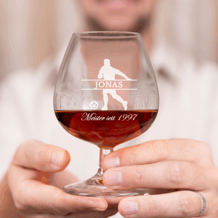 Cognacglas, Fußball