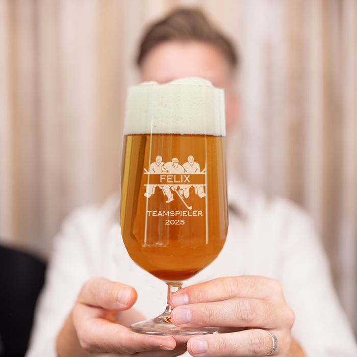 Bierglas, Eishockey