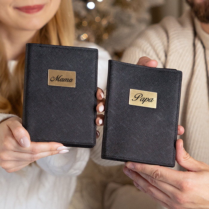 Reisepasshüllen mit Namen, Weihnachten