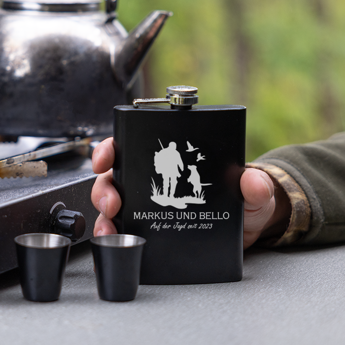 Flachmann-Set – Jagd