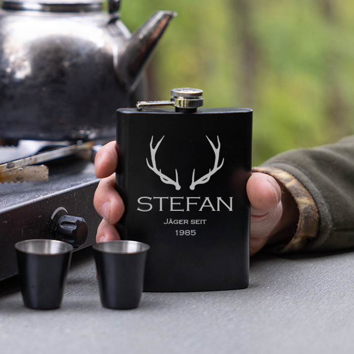 Flachmann-Set – Hörner