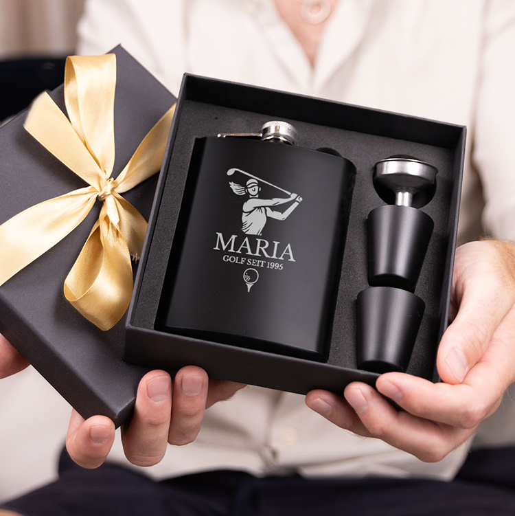 Flachmann-Set, Golf – Bild 2