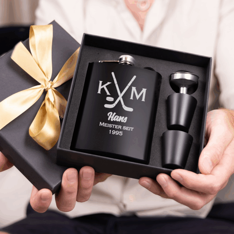 Flachmann-Set, Eishockey