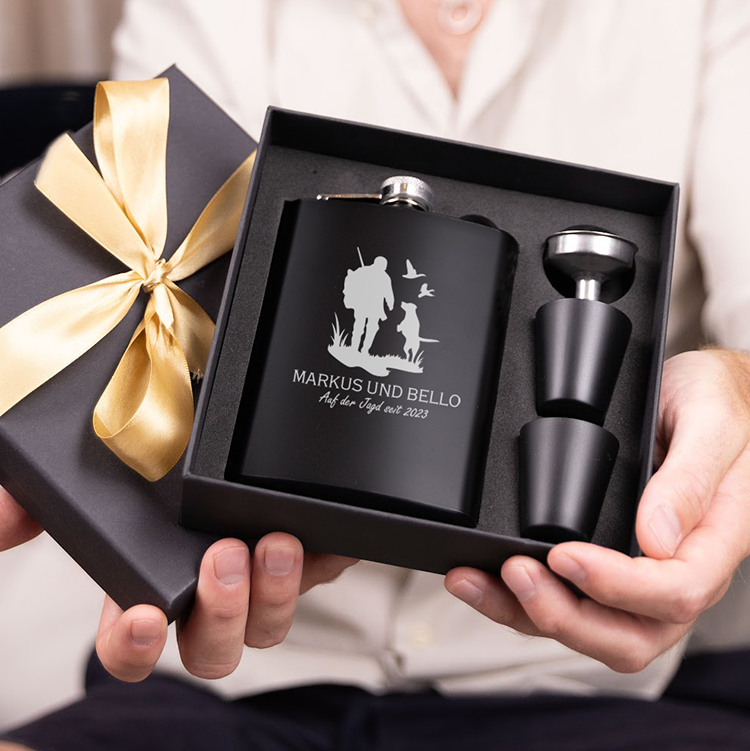 Flachmann-Set – Jagd – Bild 3