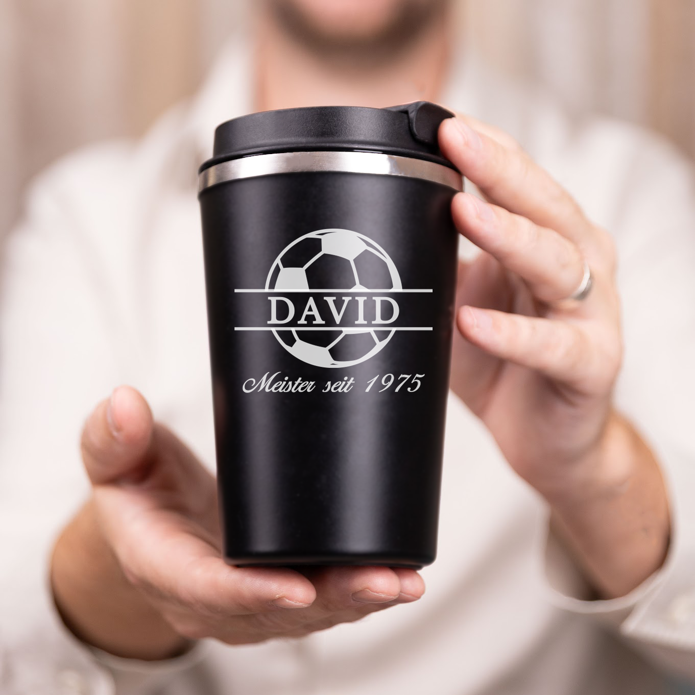 Thermobecher, Fußball