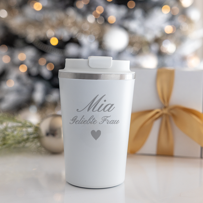 Thermobecher mit Gravur, Weihnachten – Bild 2
