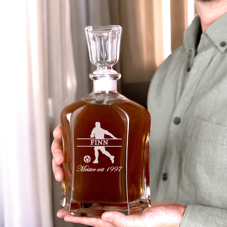 Whiskykaraffe, Fußball