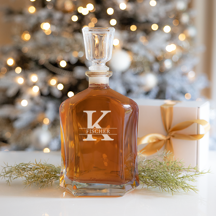 Whisky-Karaffe und Gläser mit Gravur – Bild 2