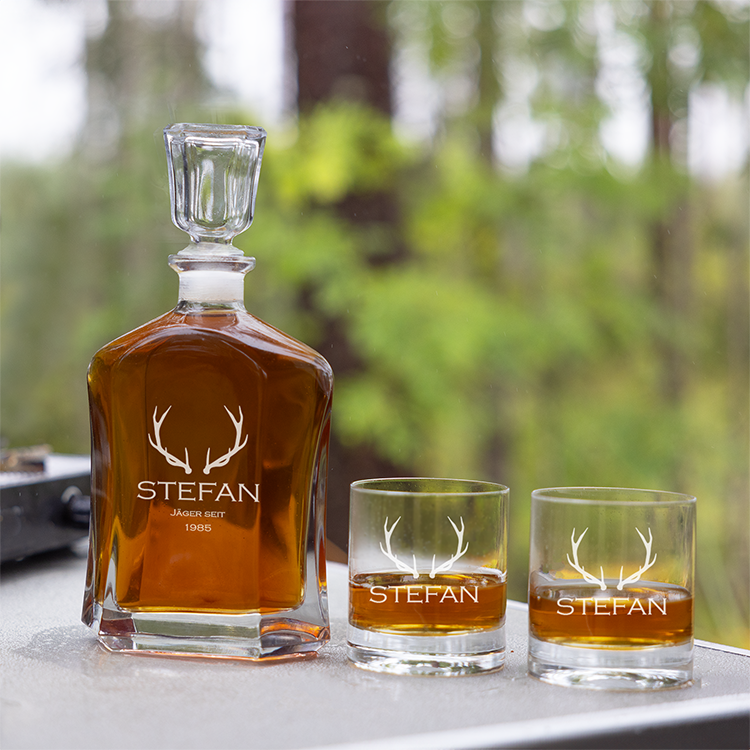 Whisky-Karaffen-Set – Hörner