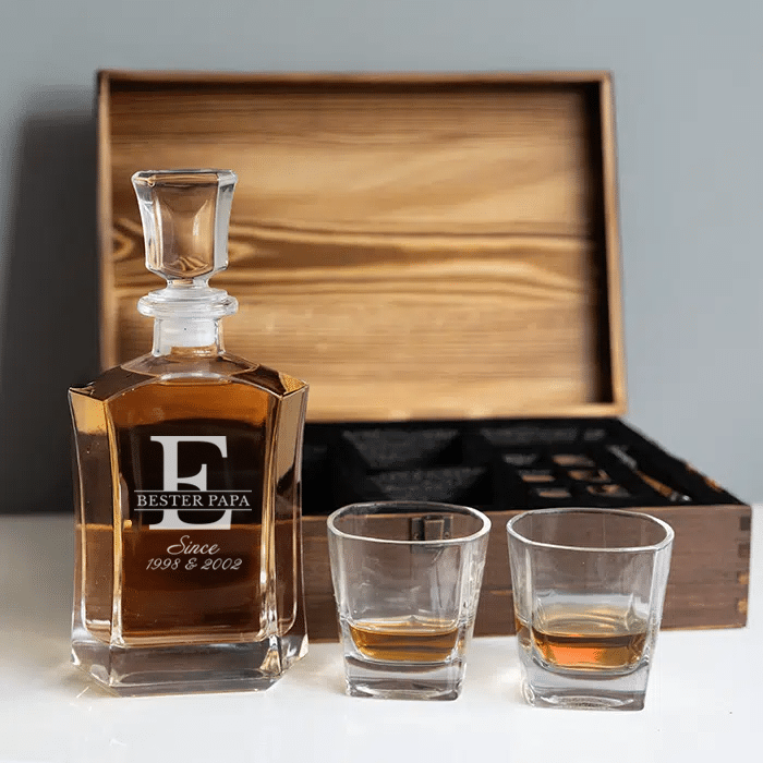 Whisky-Set mit Gravur