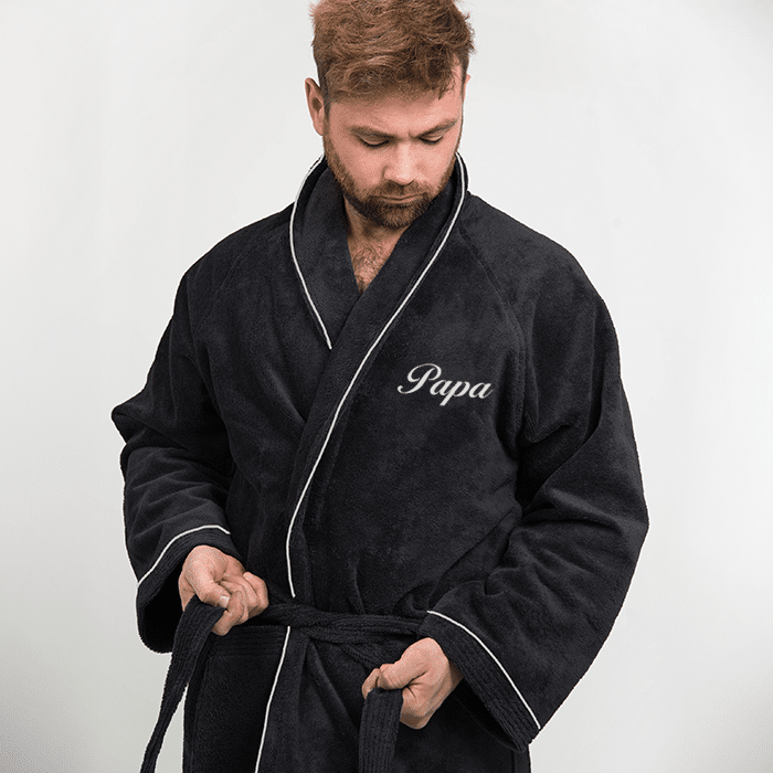 Deluxe Bademantel mit Namen