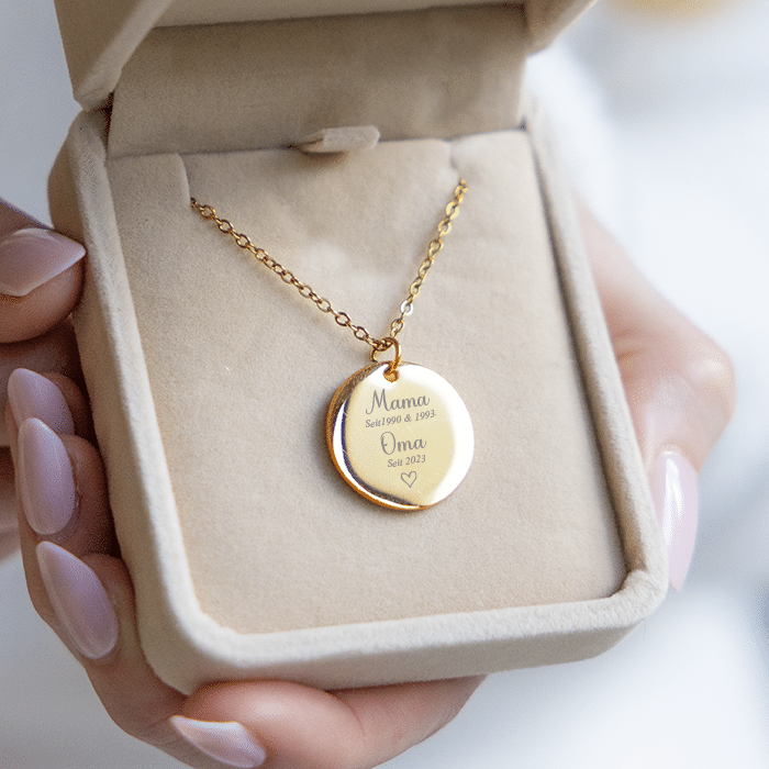 Schmuck mit Gravur, Mama & Oma