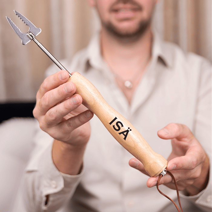 Wurstspieß mit Gravur