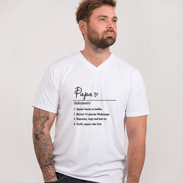 T-Shirt mit Aufdruck, Substantiv