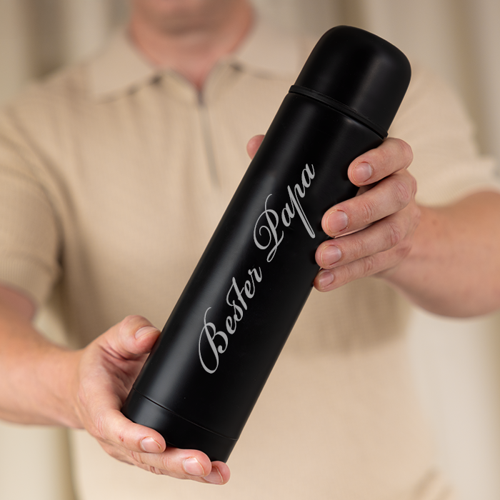 Thermosflasche mit Namen