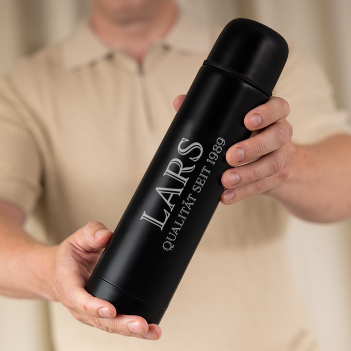 Thermosflasche mit Namen